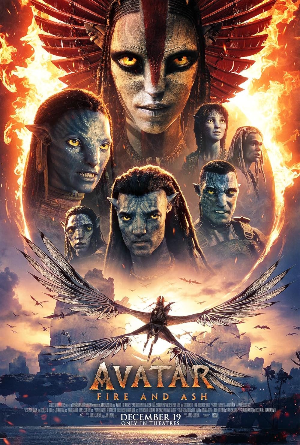 Avatar: Fire and Ash Movie Poster